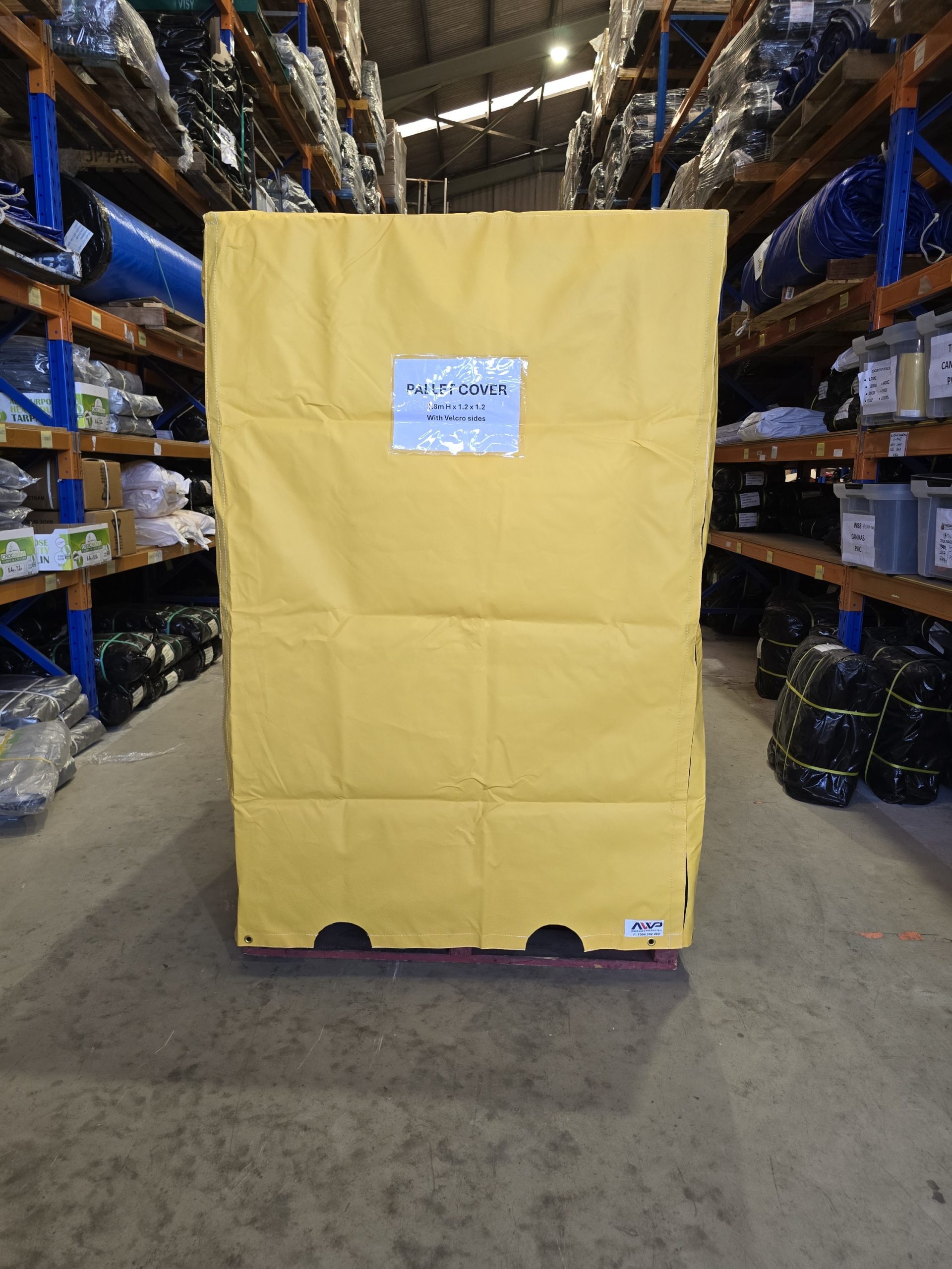 PVC Yellow Pallet Cover (550 gsm) - Image 6