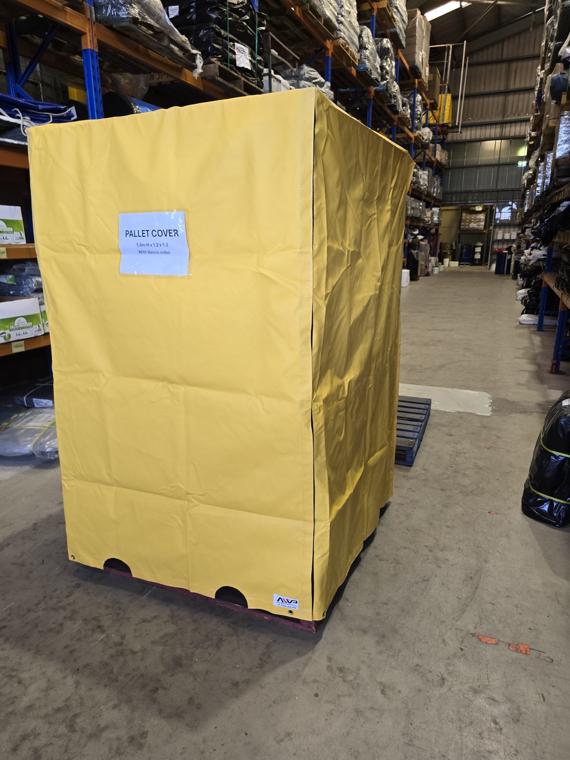 PVC Yellow Pallet Cover (550 gsm) - Image 7