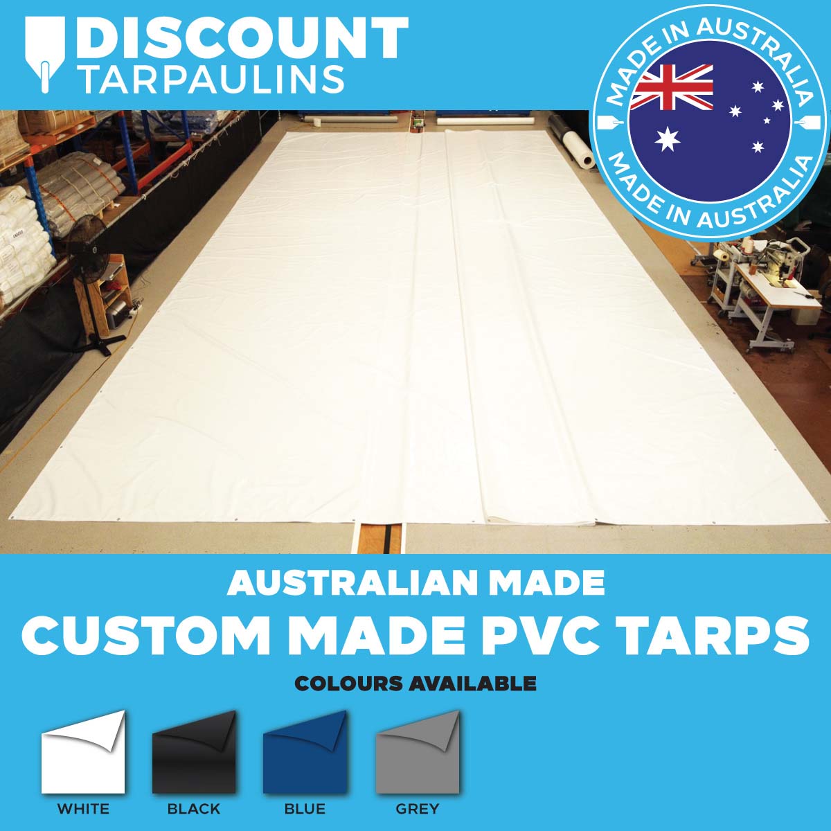 500gsm PVC Tarpaulin (Matte Finish)