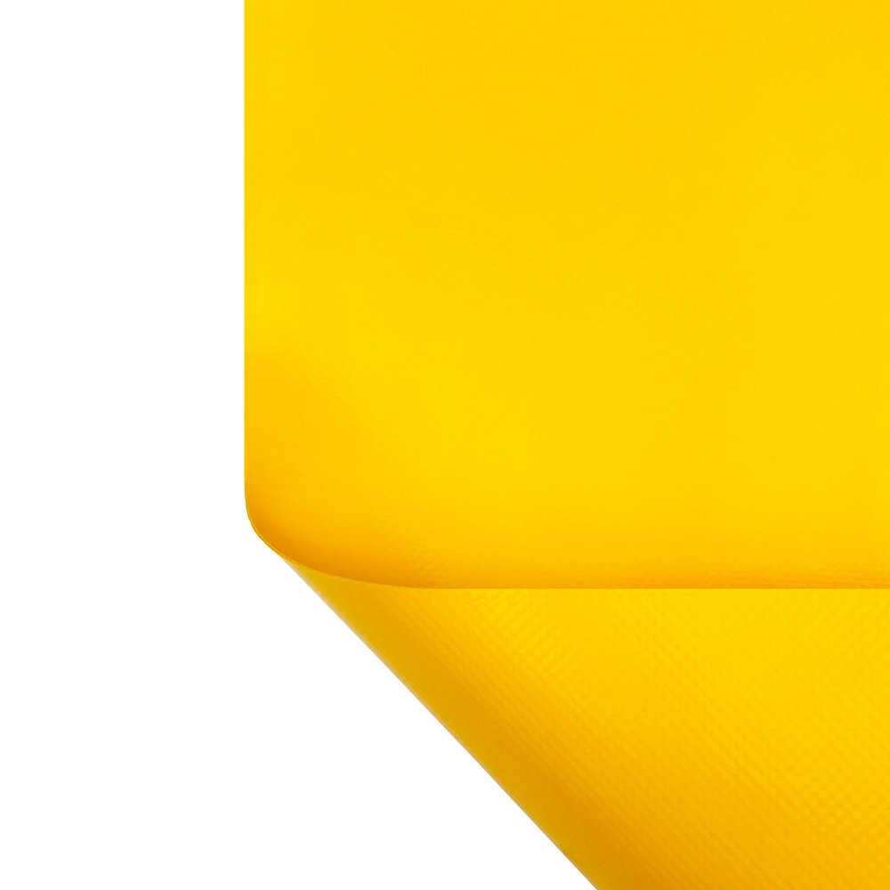 Plain Weave Fire Retardant PVC (500gsm/ 250cm wide) - YELLOW - Image 2