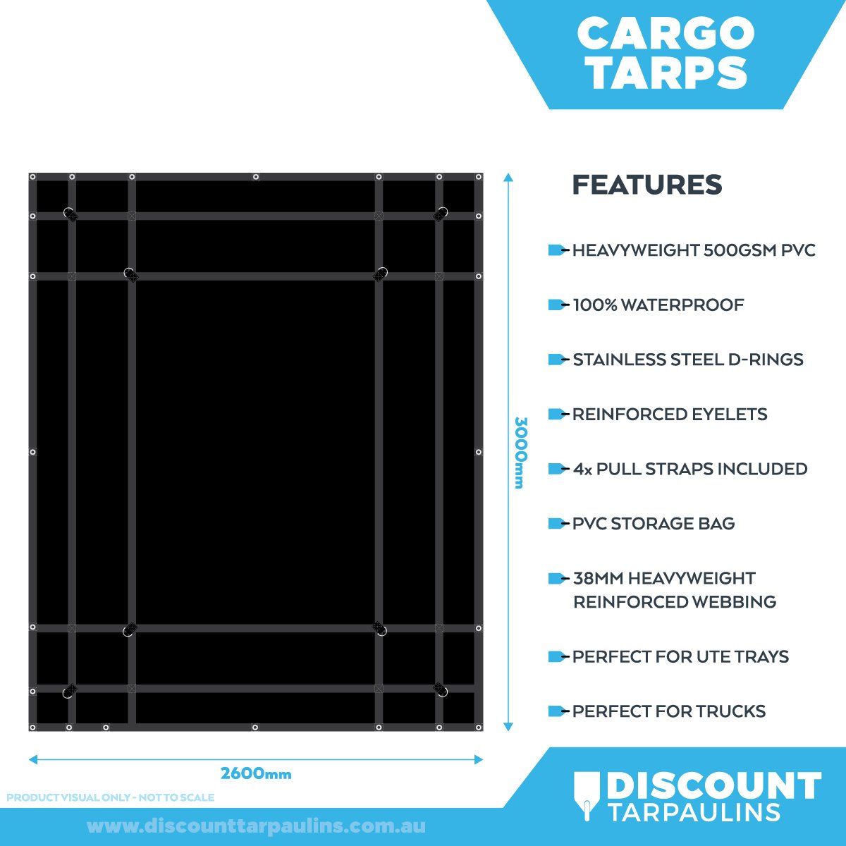 CrocSkin - Reinforced Waterproof PVC Cargo Tarps (500 gsm) - Image 9