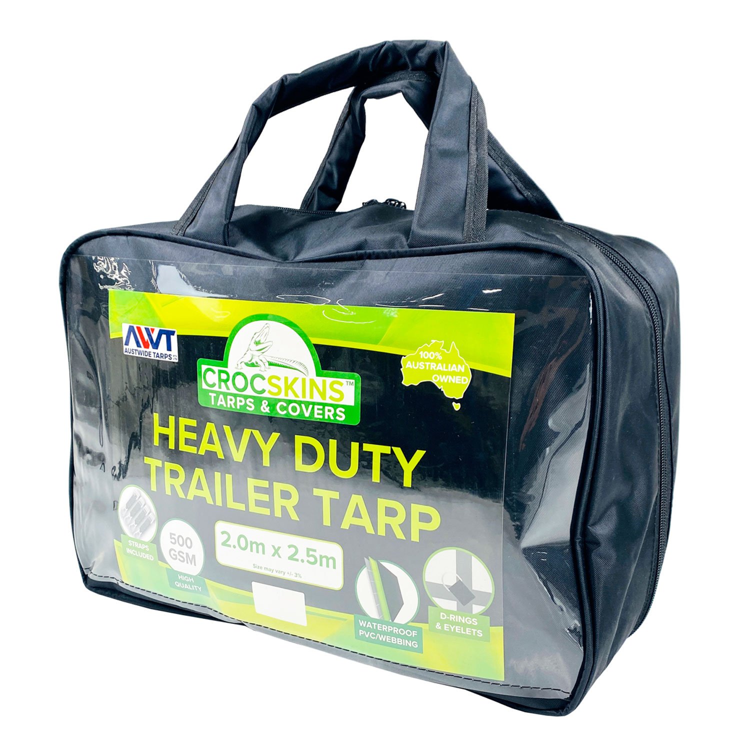 CrocSkin - Reinforced Waterproof PVC Cargo Tarps (500 gsm) - Image 5